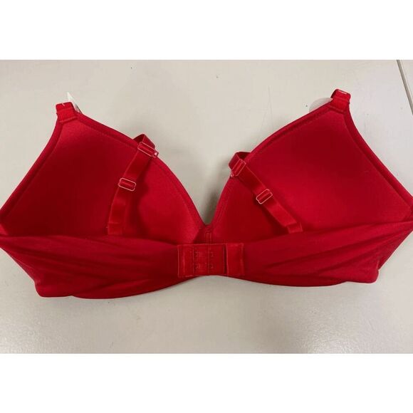 B. Tempt'd by Wacoal NWT size 32D red Wire Free T-Shirt Bra Future Foundation wi - Picture 5 of 6